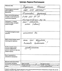 Лариса Плотницкая. Отзыв о тренинге